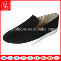 Daily slip on pu leather flat fashion Ladies Lady women shoes